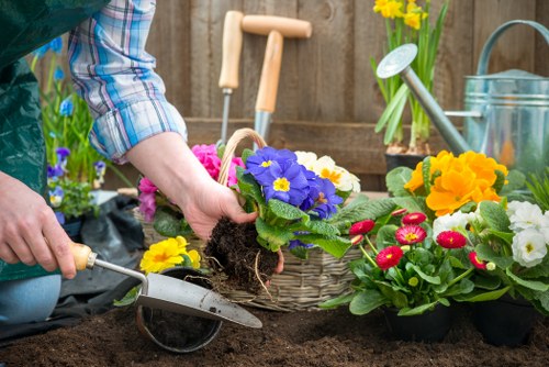 Follow-up discussion about a garden service concern