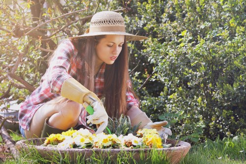 Recycling-led gardening in West Ealing with separated organic waste