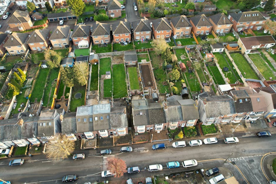 A wide, straight pathway in a lush green park lined with mature deciduous trees with bright green leaves forming a canopy overhead. The pathway is bordered by well-maintained grassy areas and garden b